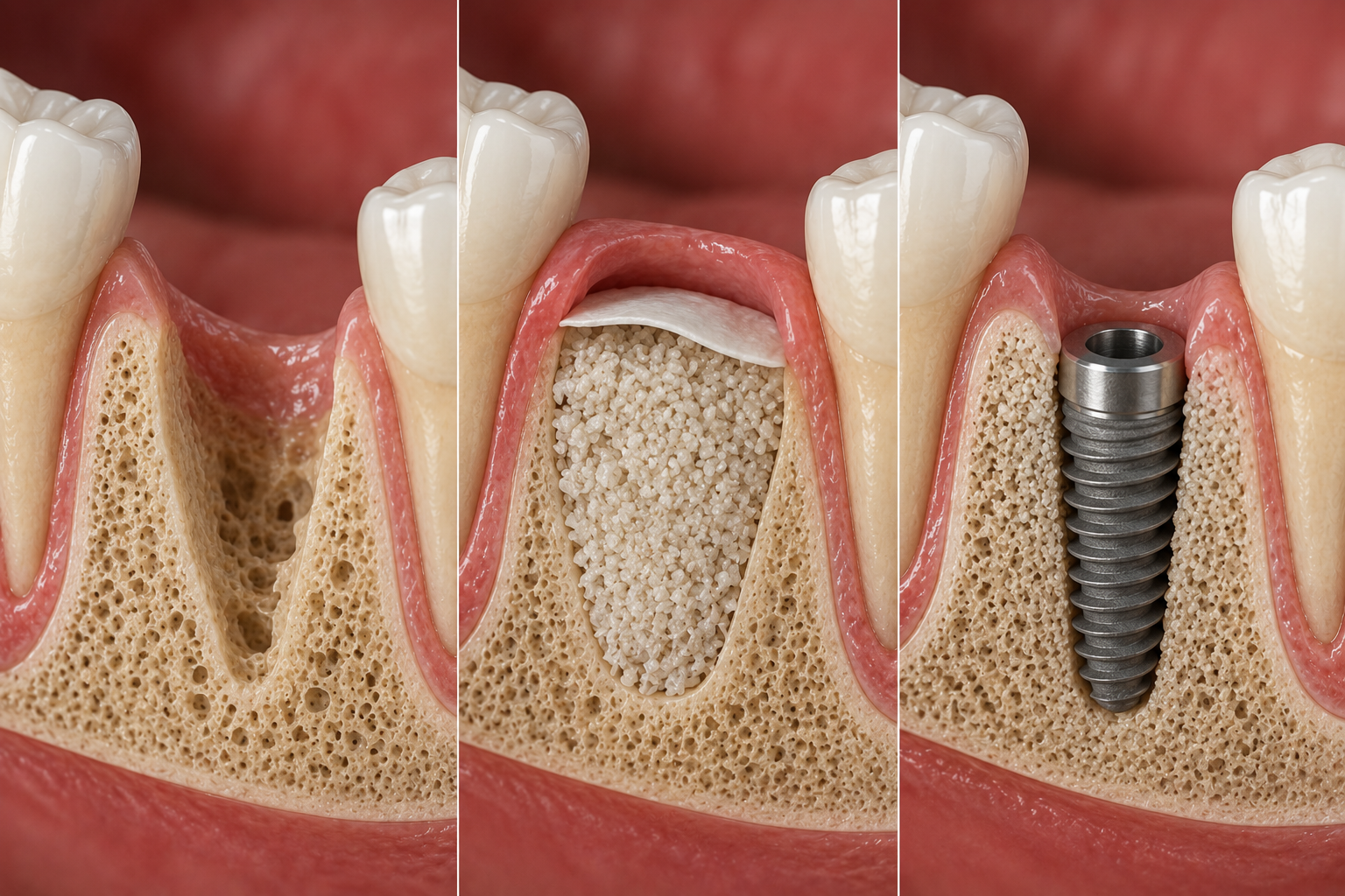 Injerto óseo para implantes dentales